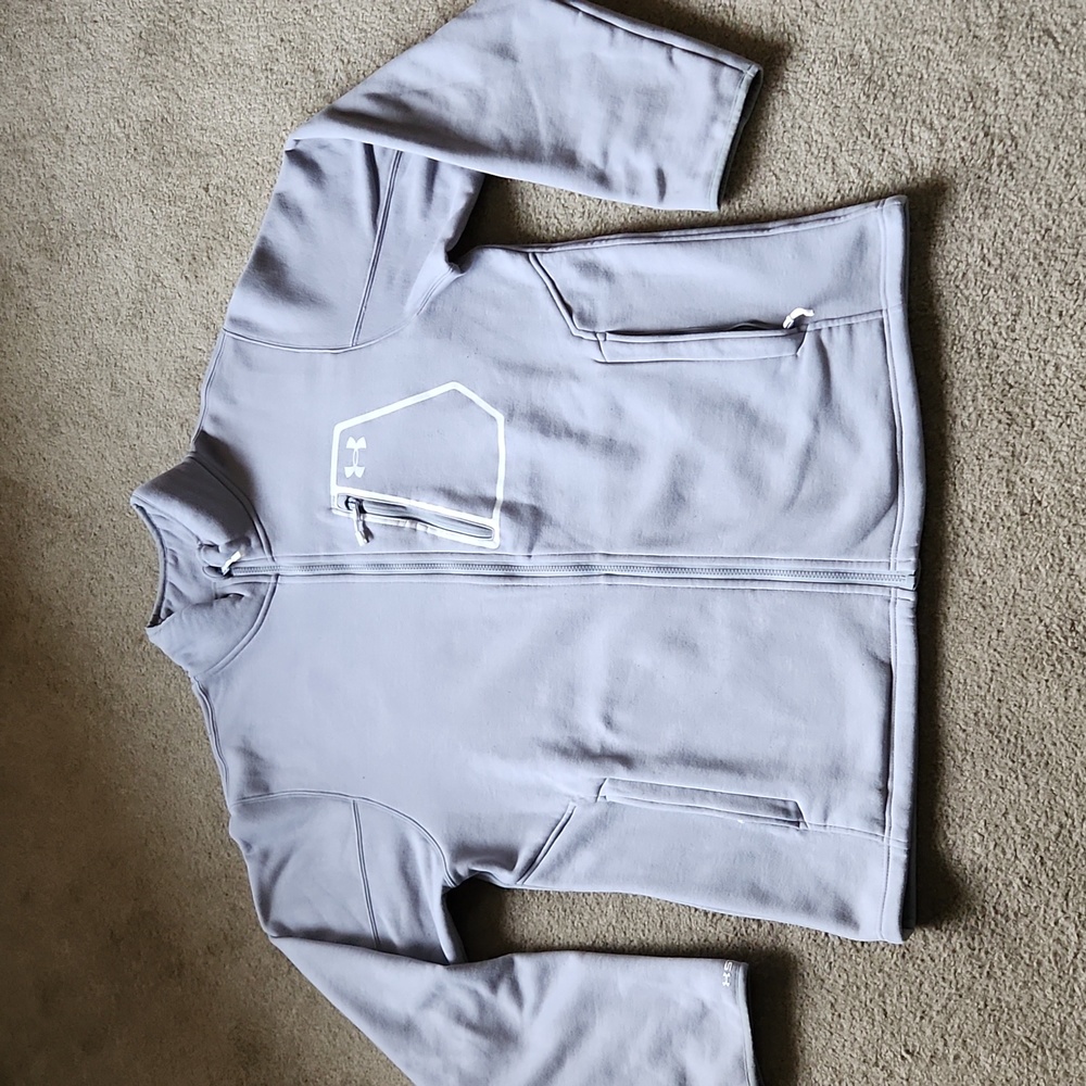 Mens fleece Under Armour zip up Size 2XL